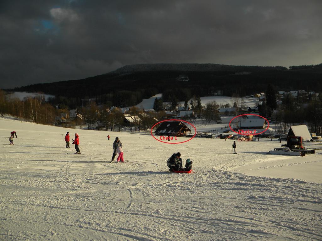 Penzion a apartmány Skipark Hraběšice Krasne Esterno foto